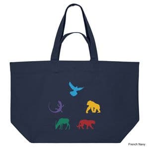 French Navy Ark Nova Animals Shopping Bag