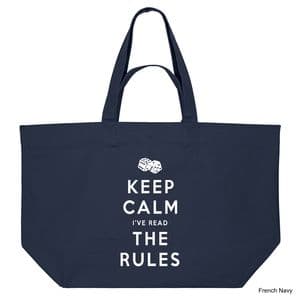 French Navy Keep Calm Shopping Bag