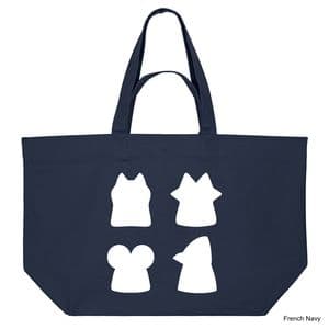 French Navy Root Shopping Bag