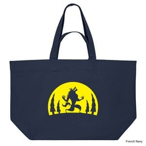 French Navy Werewolf Shopping Bag