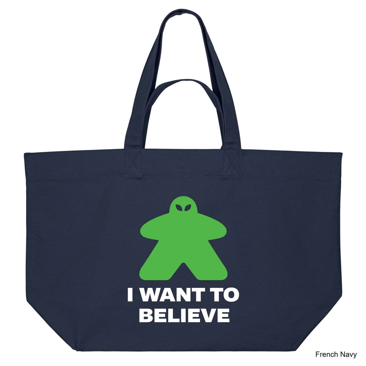 French Navy Alien Meeple Shopping Bag