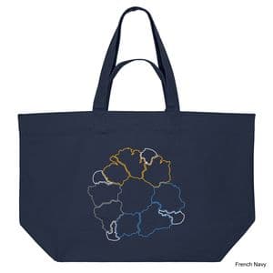 French Navy Blood Rage Shopping Bag