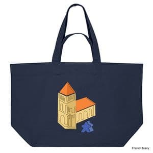 French Navy Carcassonne Shopping Bag