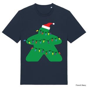 French Navy Christmas Lights Meeple T-Shirt
