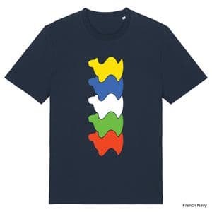 French Navy Camel Up T-Shirt