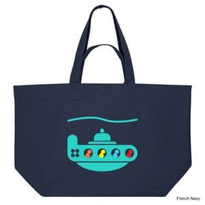 French Navy Deep Sea Adventure Shopping Bag