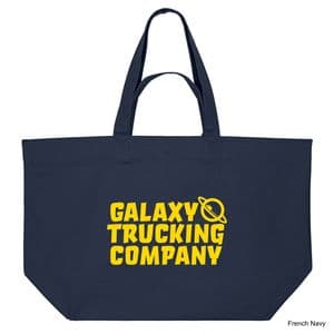 French Navy Galaxy Trucker Shopping Bag