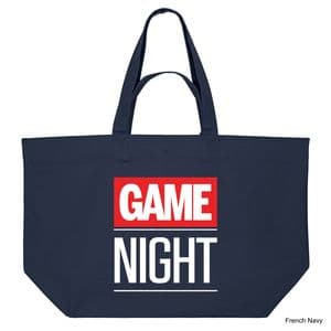 French Navy Marvel Game Night Shopping Bag