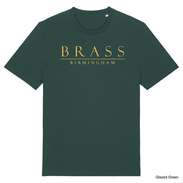 Glazed Green Brass Birmingham Board Game T-Shirt