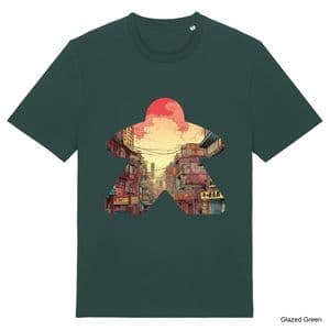 Glazed Green Comic Book Meeple #1 T-Shirt