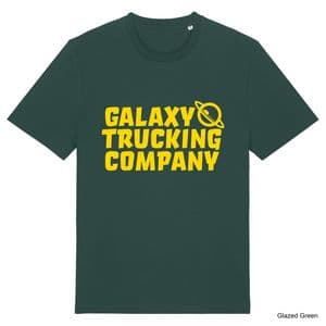 Glazed Green Galaxy Trucker T-Shirt