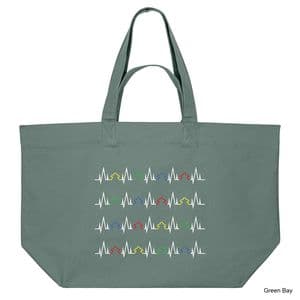 Green Bay Meeple Beats Shopping Bag