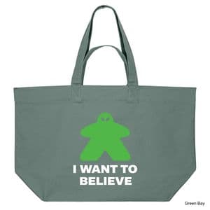 Green Bay Alien Meeple Shopping Bag