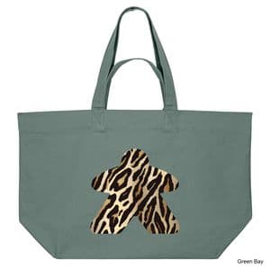 Green Bay Animal Print Meeple Shopping Bag