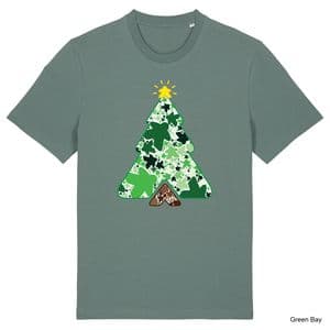 Green Bay Christmas Tree Meeple T-Shirt