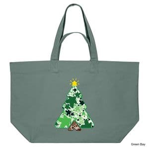 Green Bay Christmas Tree Meeple Shopping Bag