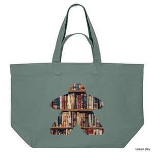 Green Bay Book Meeple Shopping Bag