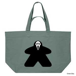 Green Bay Ghost Face Meeple Shopping Bag