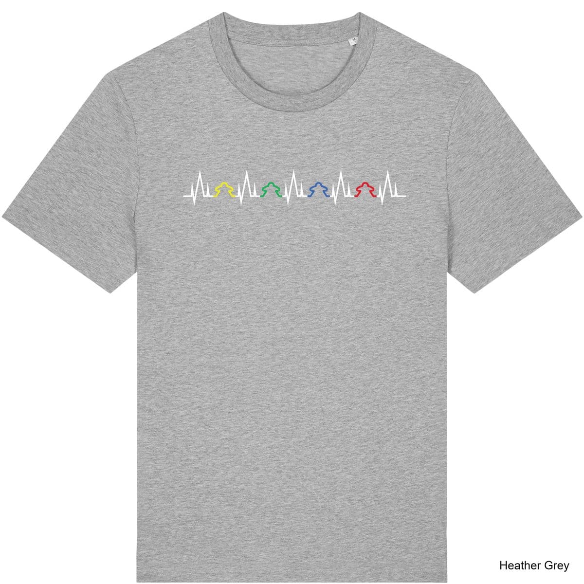 Heather Grey Meeple Beats Tshirt