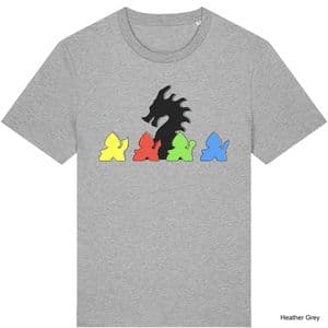 Heather Grey Clank Board Game T-Shirt