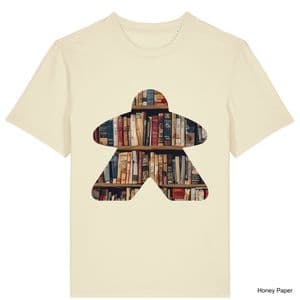 Honey Paper Book Meeple T-Shirt