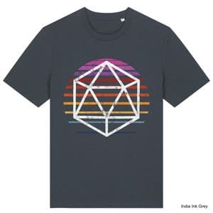 India Ink Grey D20 T-Shirt