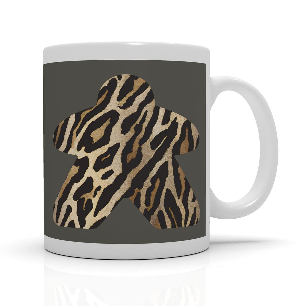 Khaki Animal Print Meeple Mug