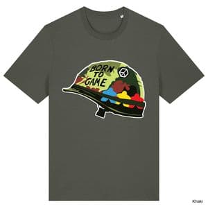 Khaki Born To Game T-Shirt