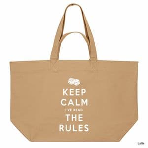 Latte Keep Calm Shopping Bag