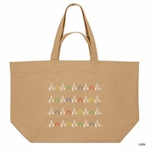 Latte Meeple Beats Shopping Bag