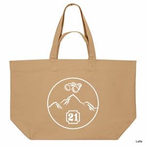 Latte Snowdonia Shopping Bag