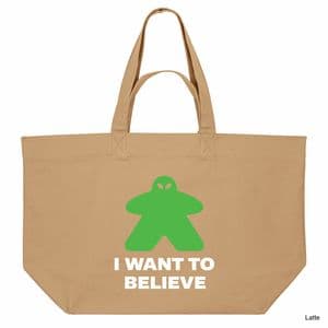 Latte Alien Meeple Shopping Bag