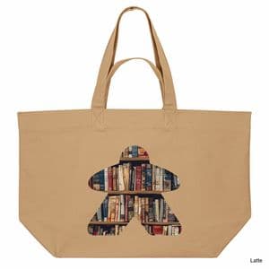 Latte Book Meeple Shopping Bag