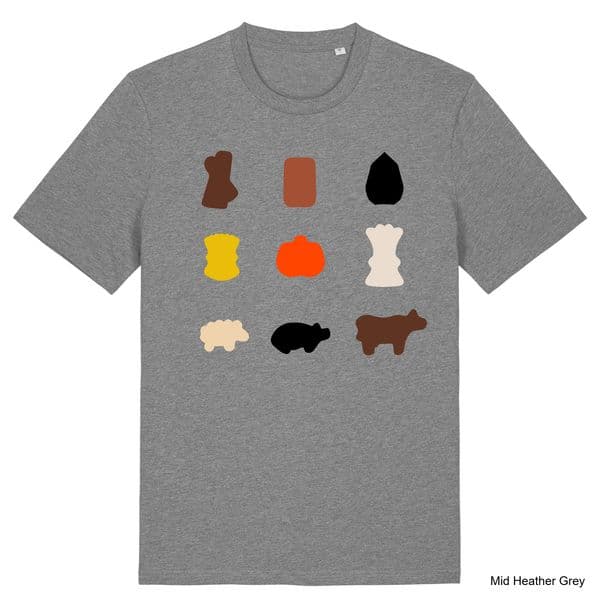 Agricola Tokens Heather Grey Tshirt