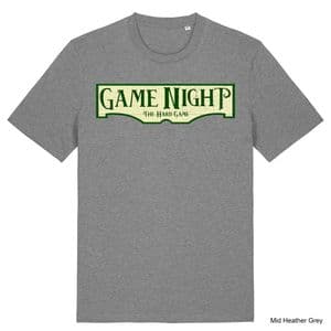 Mid Heather Grey Arkham Horror Game Night T-Shirt