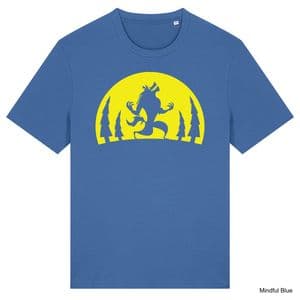 Mindful Blue Werewolf T-Shirt