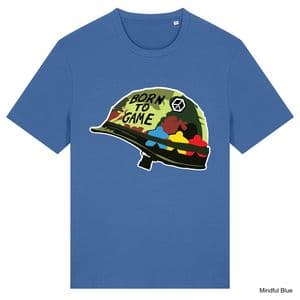 Mindful Blue Born To Game T-Shirt