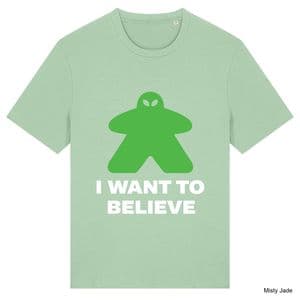 Misty Jade Alien Meeple T-Shirt