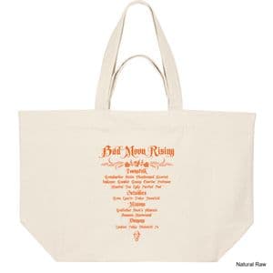 Natural Raw Bad Moon Rising Shopping Bag