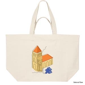 Natural Raw Carcassonne Shopping Bag