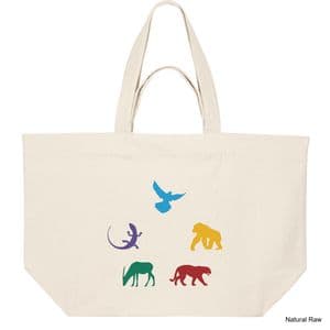 Natural Raw Ark Nova Animals Shopping Bag