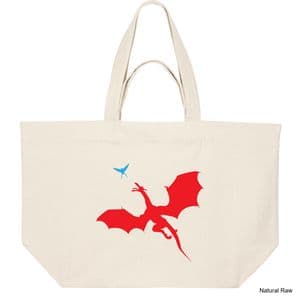 Natural Raw Wyrmspan Shopping Bag