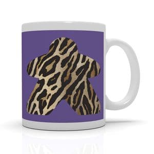 Purple Love Animal Print Meeple Mug