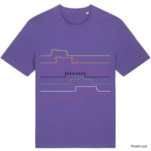 Purple Love Ticket to Ride T-Shirt