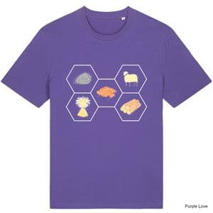 Purple Love Catan T-Shirt