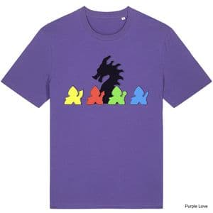 Purple Love Clank Board Game T-Shirt