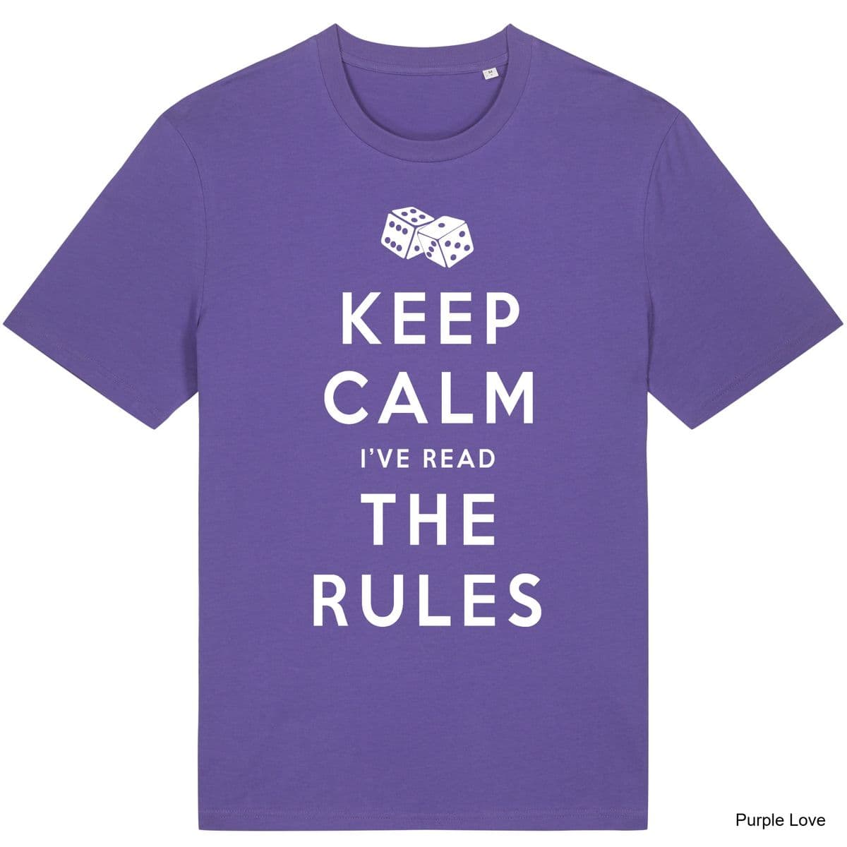 Purple Love Keep Calm Tshirt