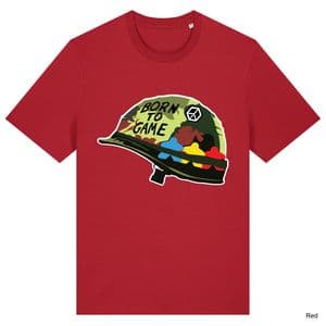 Red Born To Game T-Shirt