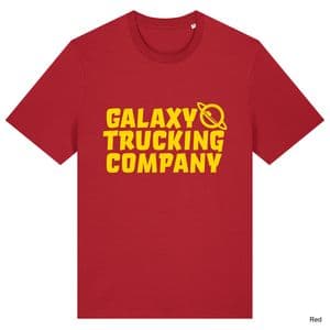 Red Galaxy Trucker T-Shirt