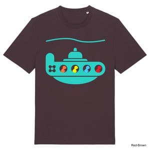 Red-Brown Deep Sea Adventure T-Shirt
